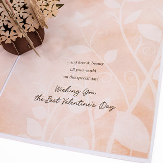 Growing Roses Valentine's Day Pop-Up Card