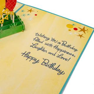 Birthday Balloons Pop-Up Card