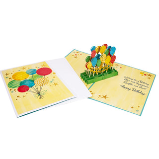 Birthday Balloons Pop-Up Card