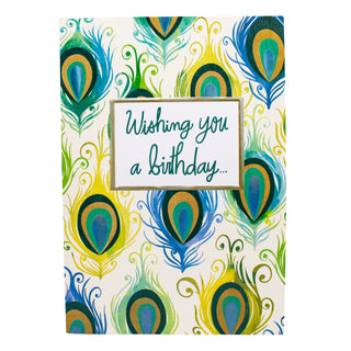 Peacock Birthday Pop-Up Card