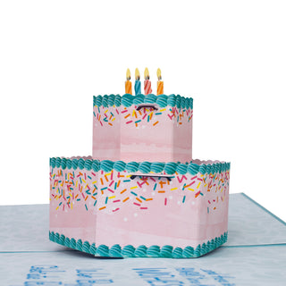Birthday Cake Pop-Up Card