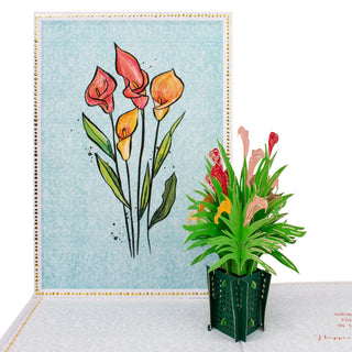 Calla Lily Birthday Pop-Up Card