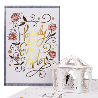 Happily Ever After Wedding Pop-Up Card