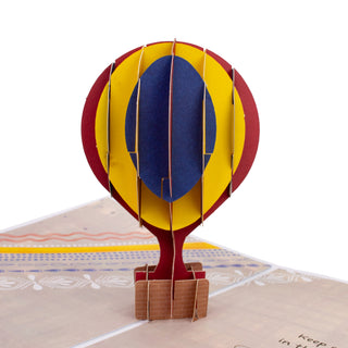 Hot Air Balloon Birthday Pop-Up Card