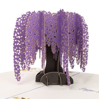 Wisteria Tree Birthday Pop-Up Card