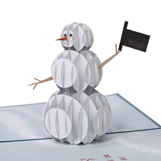 Jolly Snowman Christmas Pop-Up Card
