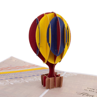 Hot Air Balloon Birthday Pop-Up Card