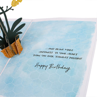 Orchid Birthday Pop-Up Card