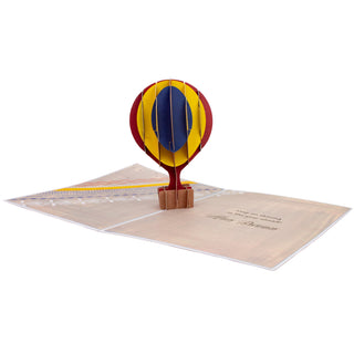 Hot Air Balloon Birthday Pop-Up Card