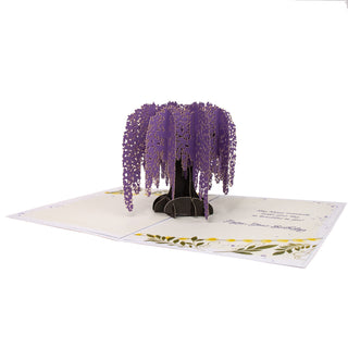 Wisteria Tree Birthday Pop-Up Card