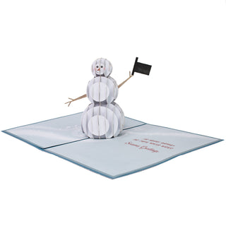 Jolly Snowman Christmas Pop-Up Card