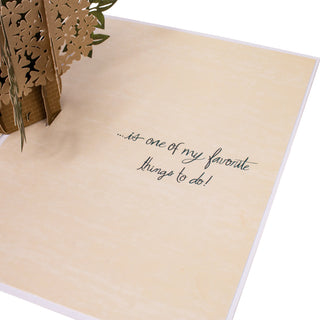 Rose Bush Love Pop-Up Card