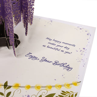 Wisteria Tree Birthday Pop-Up Card