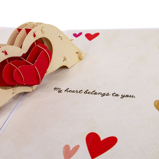 Heart Gesture Love Pop-Up Card