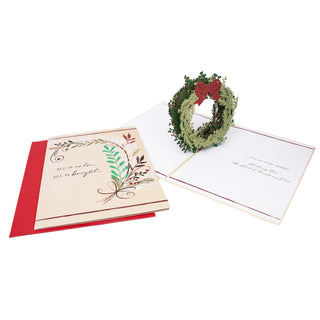 Holiday Wreath Christmas Pop-Up Card