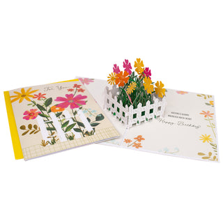 Flower Garden Birthday Pop-Up Card