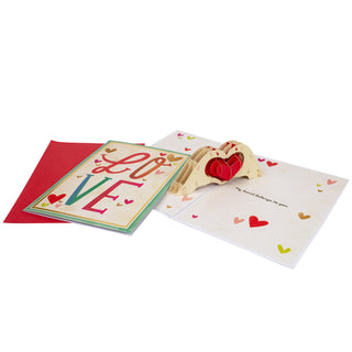 Heart Gesture Love Pop-Up Card