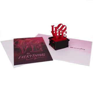 LOVE Statue Love Pop-Up Card