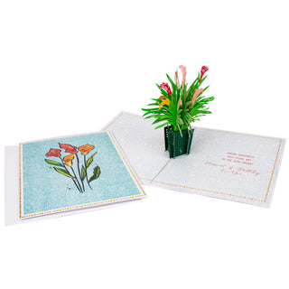 Calla Lily Birthday Pop-Up Card