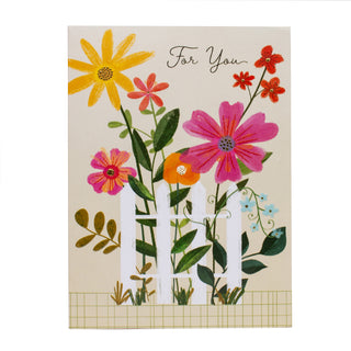 Flower Garden Birthday Pop-Up Card