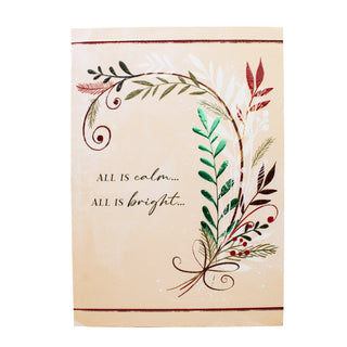 Holiday Wreath Christmas Pop-Up Card