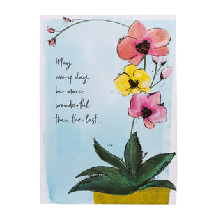 Orchid Birthday Pop-Up Card