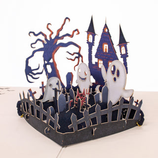 Halloween pop-up card for horror lovers